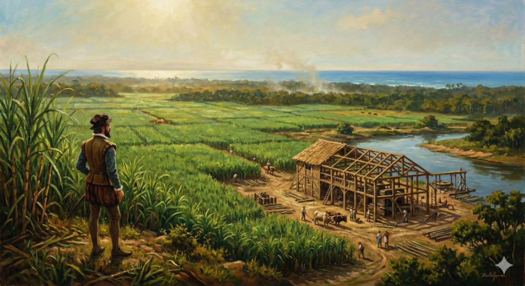 Brazilian sugarcane plantation