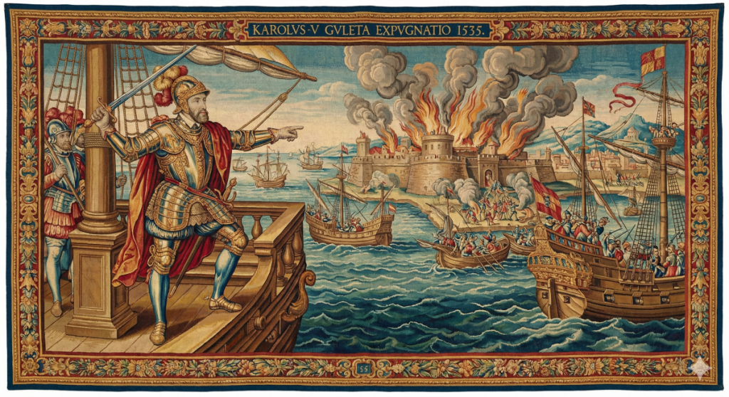 Charles V in golden armor