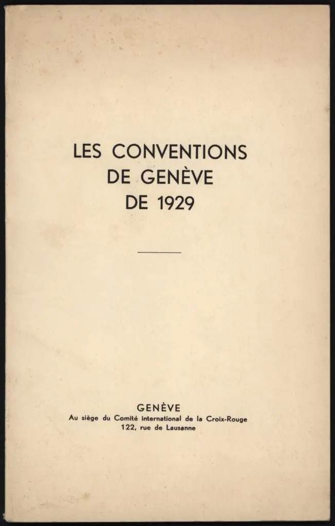 the Geneva Conventions in prison