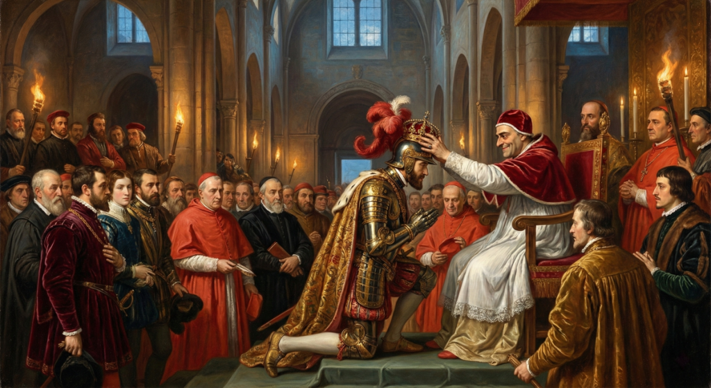 the San Petronio Basilica in Bologna, 1530